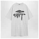 Balenciaga T-shirt over 3B Liquified white/black washed