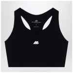 Balenciaga Black Activewear sleeveless top in matt nylon blend