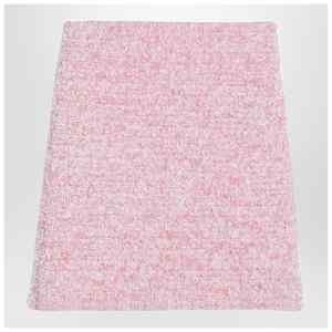Balenciaga Pink cotton blend tweed mini skirt