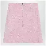 Balenciaga Pink cotton blend tweed mini skirt