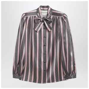 Valentino Striped Crepe de Chine shirt