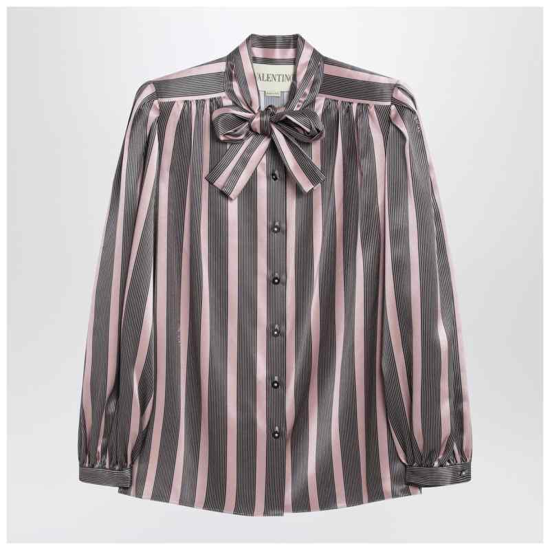 Valentino Striped Crepe de Chine shirt, theFeinheit
