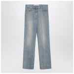 Valentino Light blue washed-effect jeans