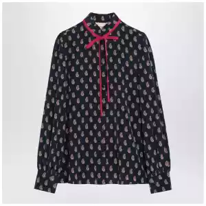 Valentino Silk shirt with Paisley print