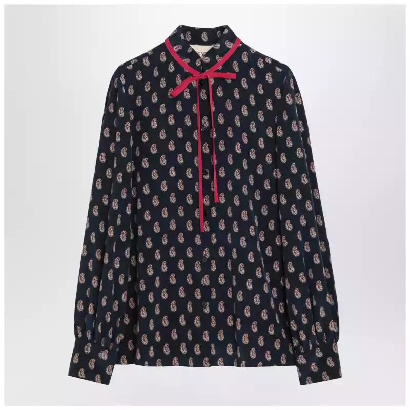 Valentino Silk shirt with Paisley print