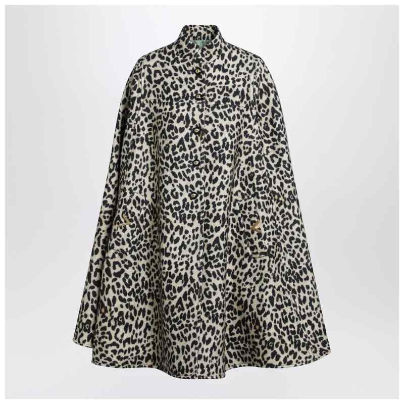 Valentino Animal-print wool cape Valentino Animal-print wool cape, theFeinheit