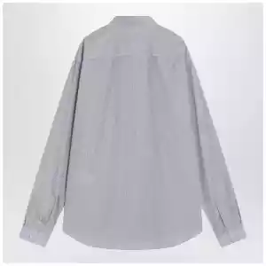Valentino Light blue cotton shirt with logo