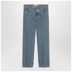 Valentino Medium blue jeans with cabochons