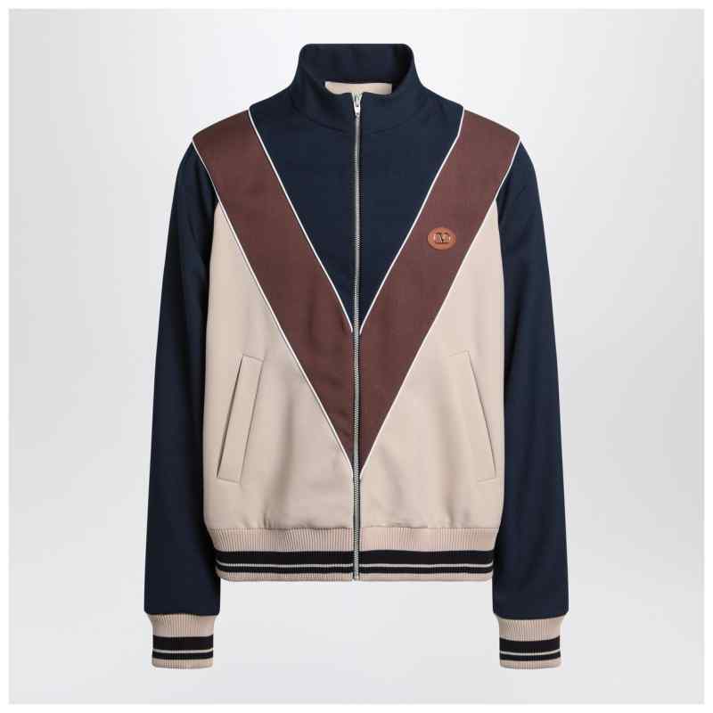 Valentino Zip-up sweatshirt with VLogo patch, theFeinheit
