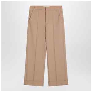 Valentino Camel-coloured wool trousers