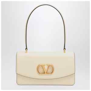 Valentino Garavani Vain bag in butter White glossy calfskin
