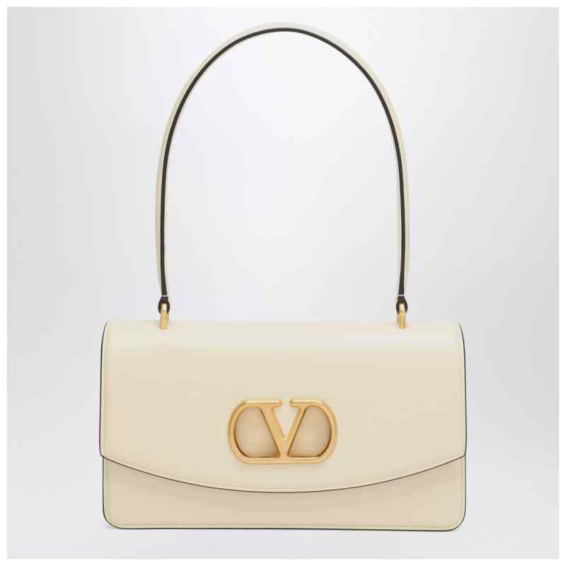 Valentino Garavani Vain bag in butter White glossy calfskin, theFeinheit
