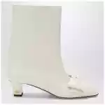 Valentino Garavani Ivory Bowow ankle boots