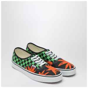 Valentino Garavani X Vans Sneaker Low-Top with VLogo Checkerboard print and Tropical Leaves