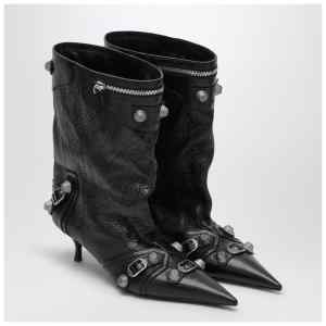 Balenciaga Cagole Wide black ankle boot