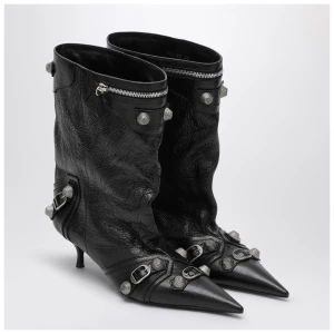 Balenciaga Cagole Wide black ankle boot