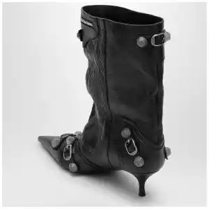 Balenciaga Cagole Wide black ankle boot