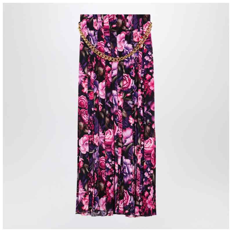 Balenciaga Long pleated floral skirt, theFeinheit