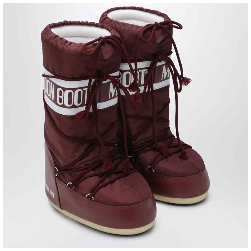 Moon Boot Bordeaux Icon boot in nylon Moon Boot Bordeaux Icon boot in nylon, theFeinheit