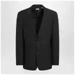 Burberry Navy blue wool blend jacket