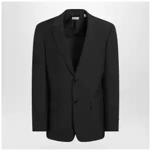 Burberry Navy blue wool blend jacket