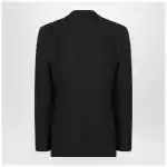 Burberry Navy blue wool blend jacket