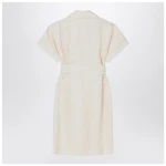 Burberry Ivory trench dress in viscose