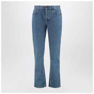 Burberry Straight jeans in Mid blue denim