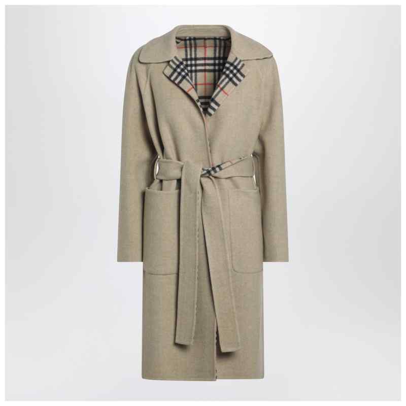 Burberry Sand reversible wool coat, theFeinheit