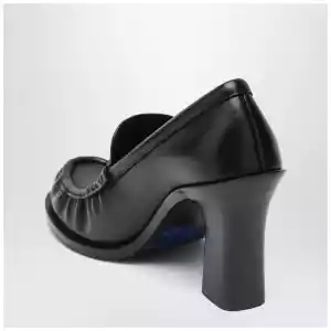 Burberry Cadet black leather loafers with heel