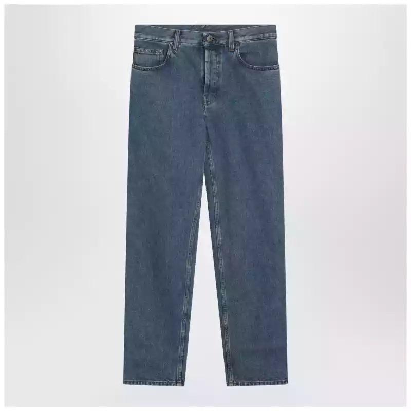 Burberry Medium-blue regular-fit jeans