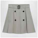 Burberry Beige trench mini skirt in gabardine