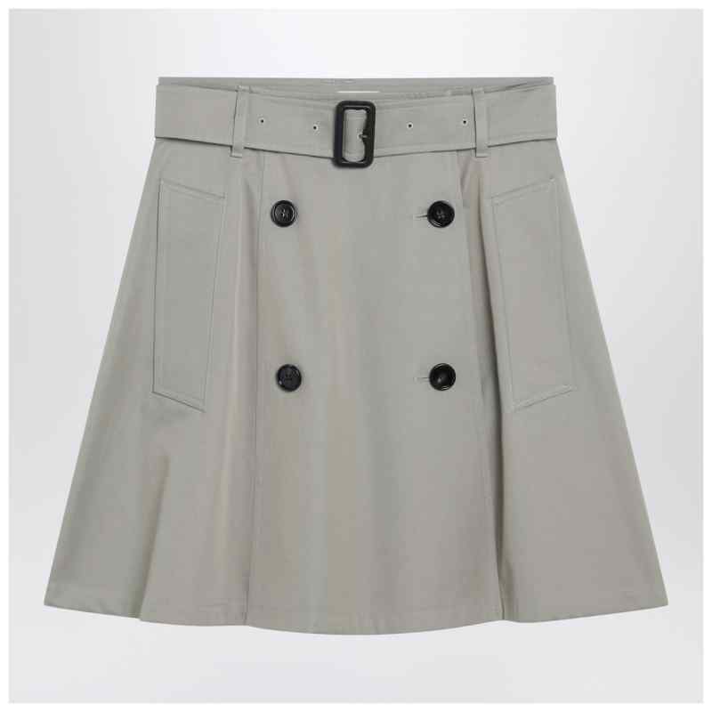 Burberry Beige trench mini skirt in gabardine, theFeinheit