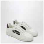Burberry Leather and Check Sneaker Terrace