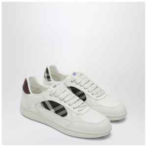 Burberry Leather and Check Sneaker Terrace