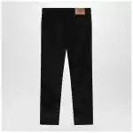 Burberry Dark blue cotton corduroy trousers