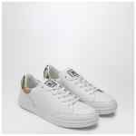 Burberry Set sneakers in white leather and Check