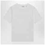 Burberry White T-shirt with embroidered logo