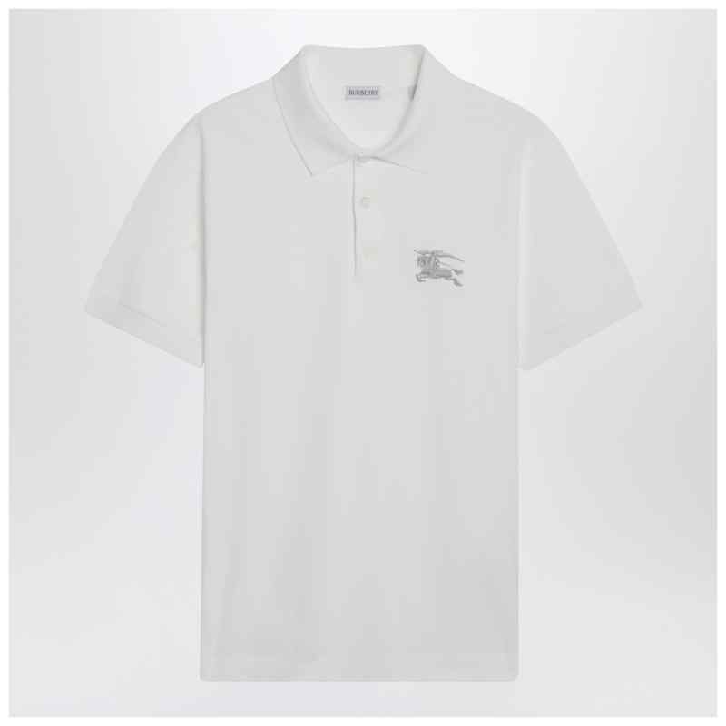 Burberry White cotton polo shirt Burberry White cotton polo shirt, theFeinheit