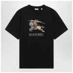 Burberry Black T-shirt with shaded EKD print