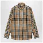 Burberry Beige shirt with Check pattern