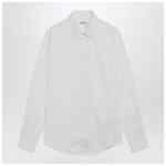 Burberry White cotton poplin shirt