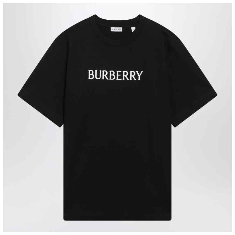 Burberry Black T-shirt with logo print, theFeinheit
