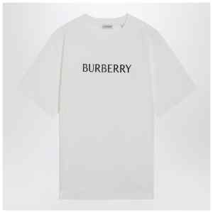 Burberry White T-shirt with logo print