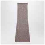 Balenciaga Light brown/silver maxi skirt with sequins