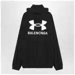 Balenciaga Black Under Armour windbreaker collaboration
