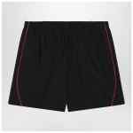 Balenciaga Black technical fabric short with logo