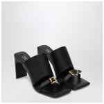 Balenciaga Black leather Bel Air sandals