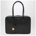 Saint Laurent Black Sac De Jour bowling bag