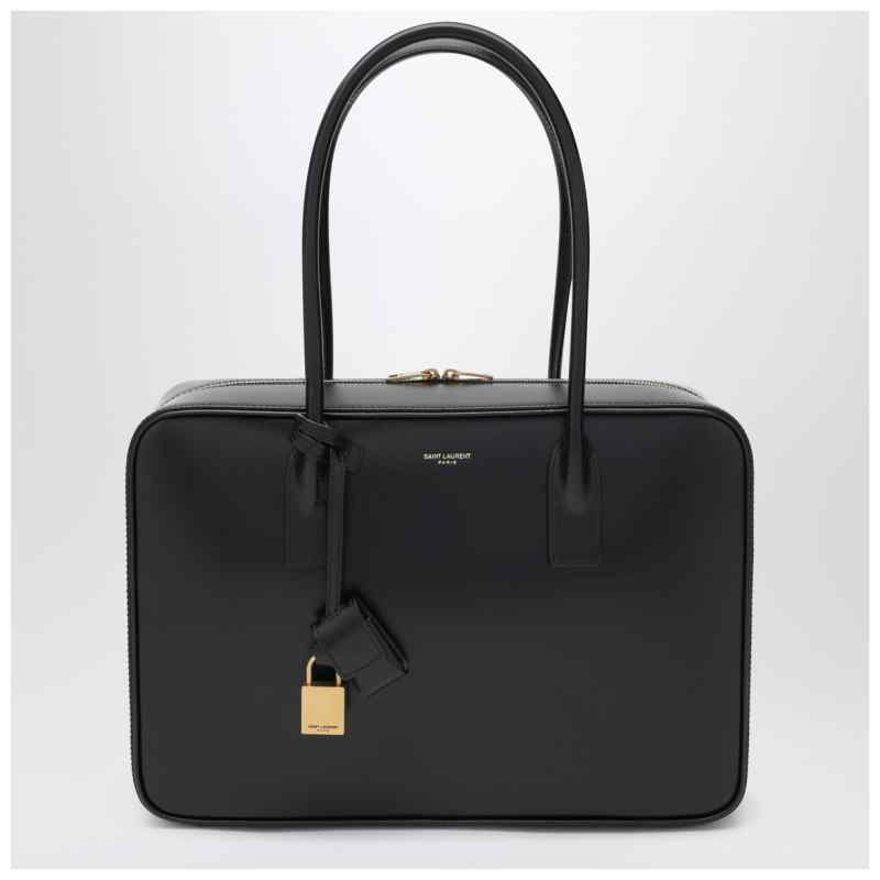 Saint Laurent Black Sac De Jour bowling bag, theFeinheit